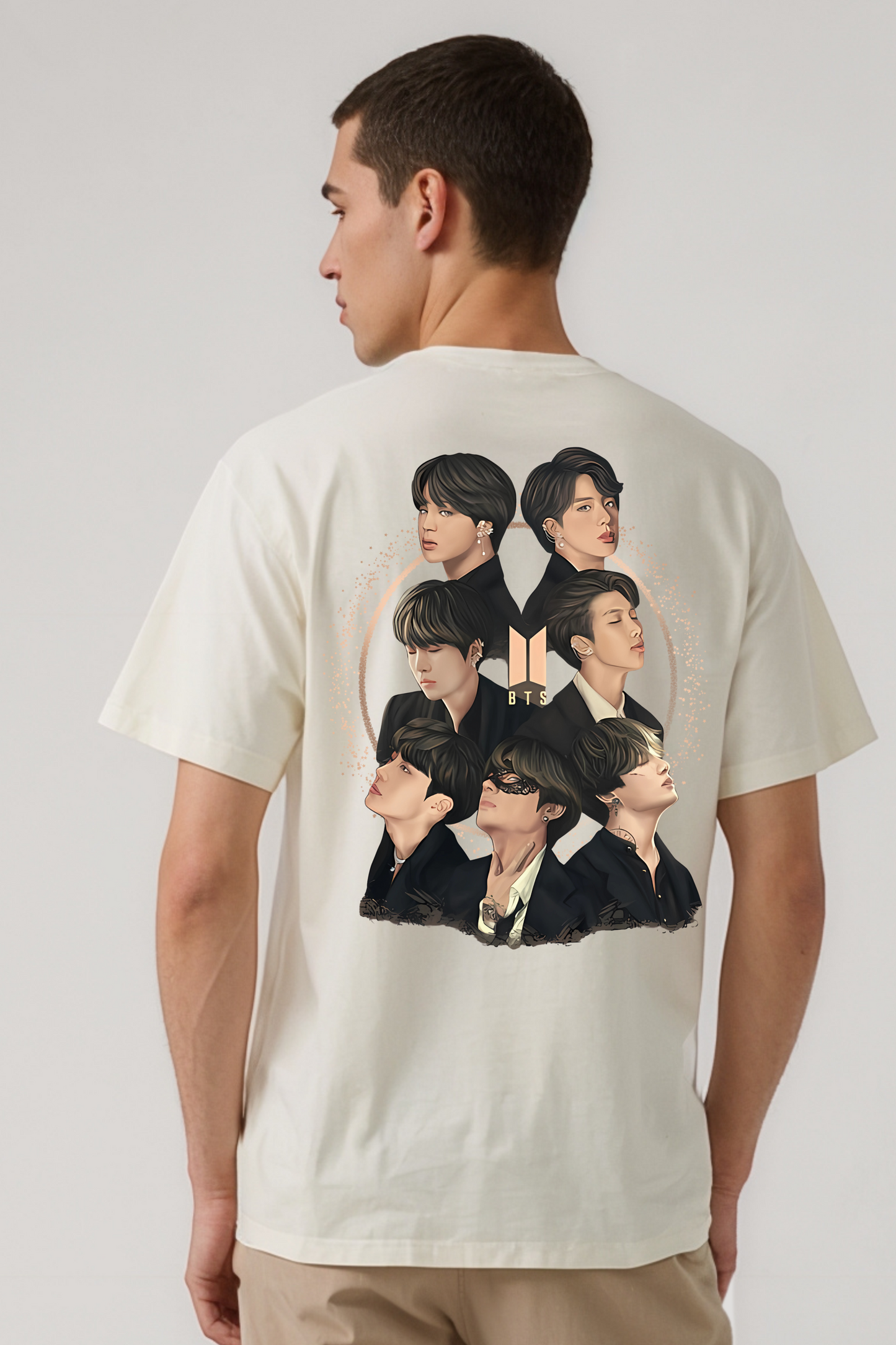 BTS-I OVERSIZED TEE BEIGE