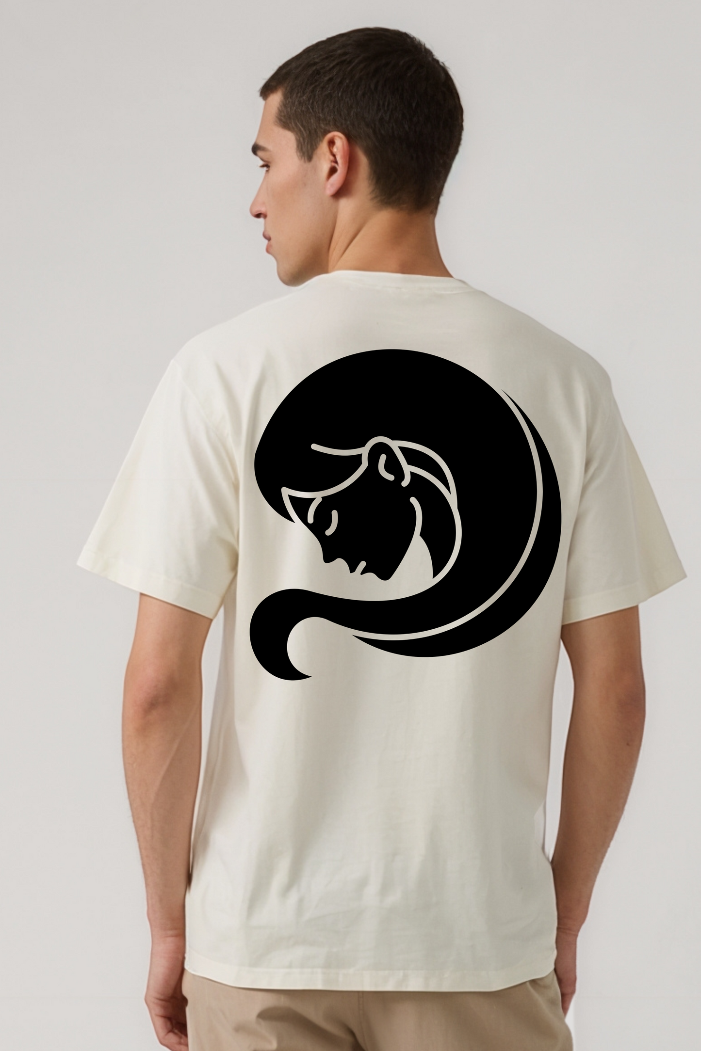 VIRGO OVERSIZED TEE BEIGE