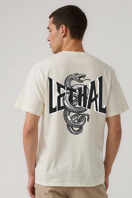 LETHAL OVERSIZED TEE BEIGE