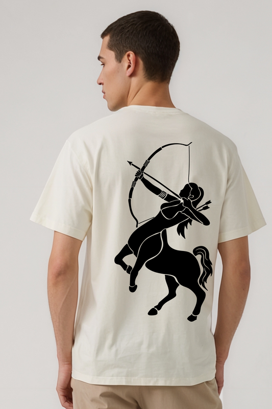 SAGITTARIUS OVERSIZED TEE BEIGE