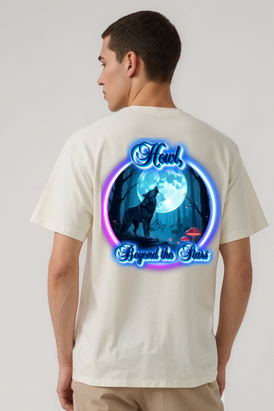 HOWL OVERSIZED TEE BEIGE