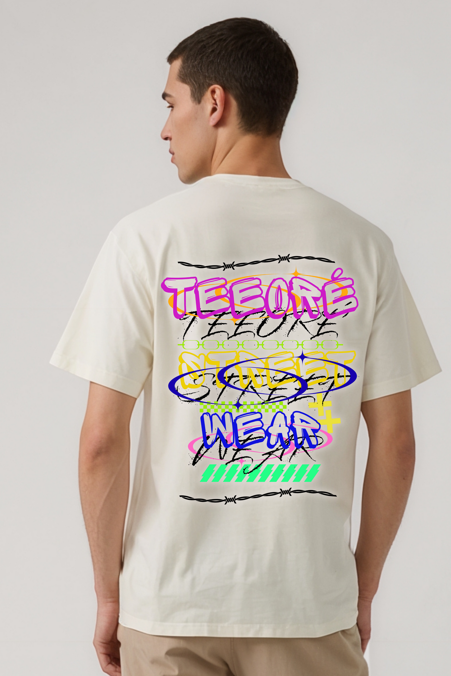 STREETWEAR OVERSIZED TEE BEIGE