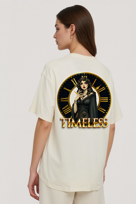 TIMELESS OVERSIZED TEE BEIGE