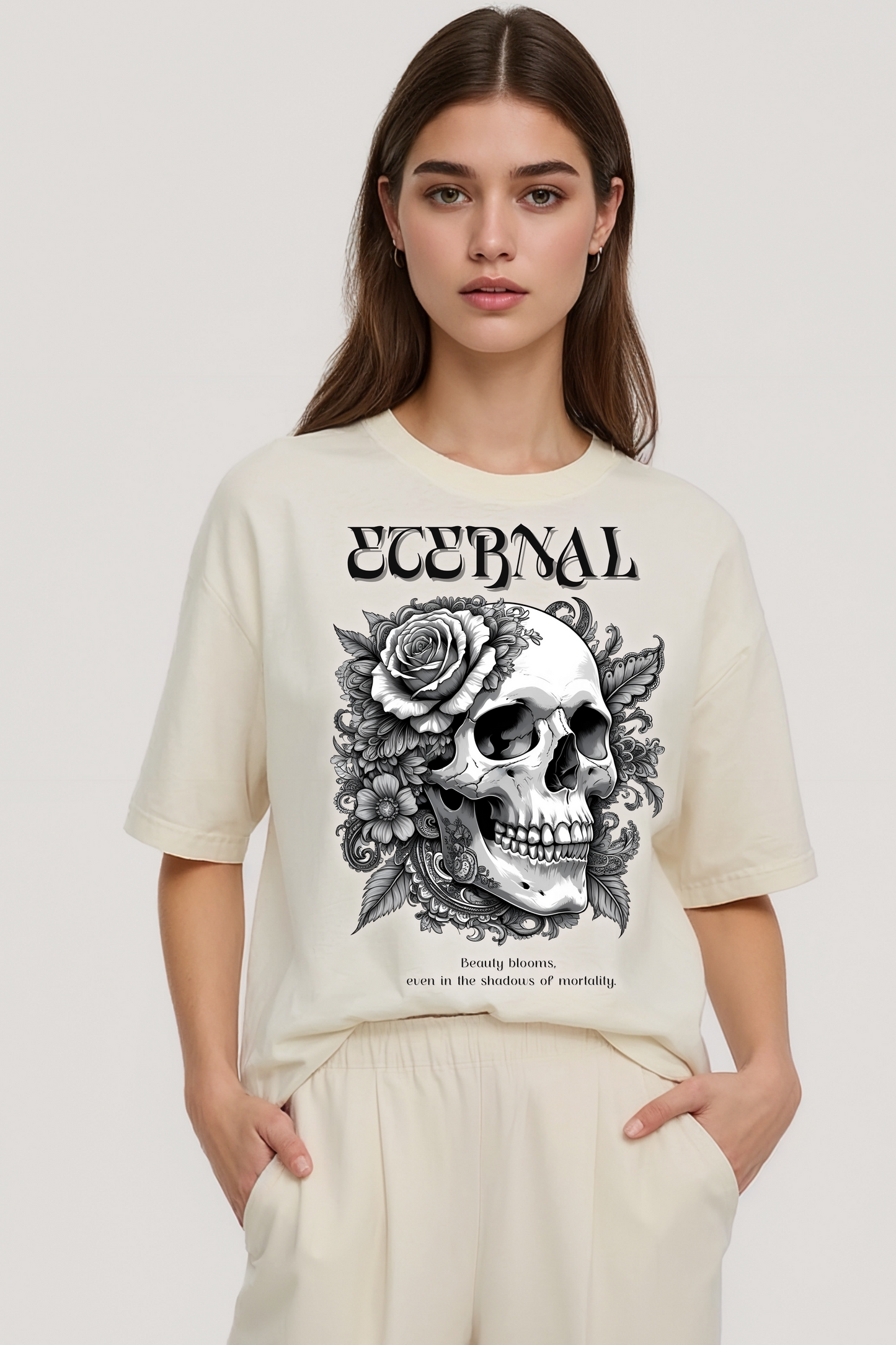 ETERNAL OVERSIZED TEE BEIGE