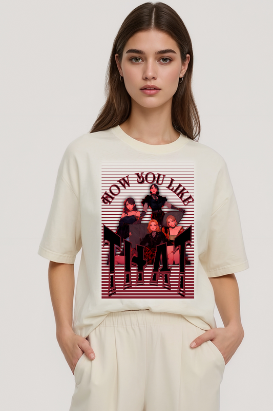 HOW YOU LIKE THAT OVERSIZED TEE BEIGE