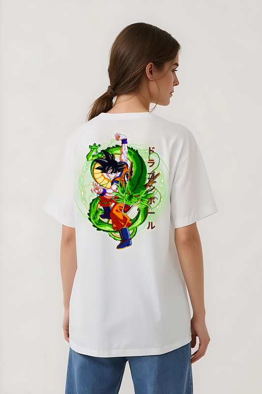 GOKU OVERSIZED TEE WHITE