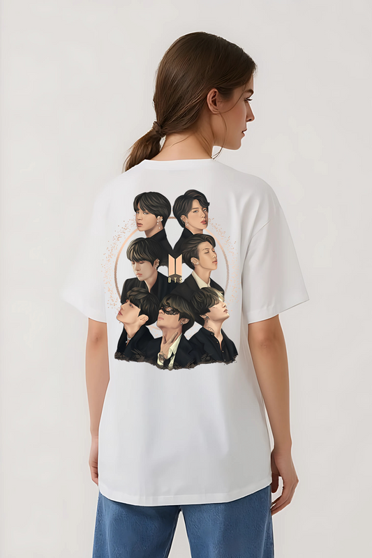 BTS-I OVERSIZED TEE WHITE