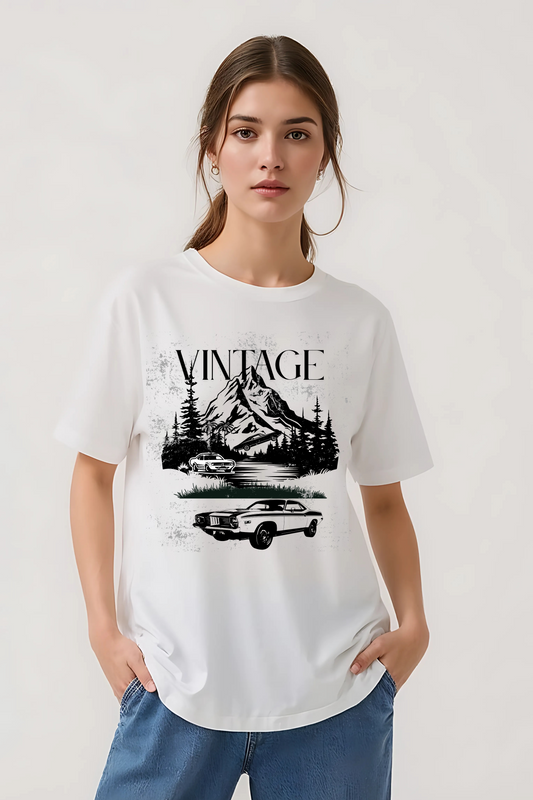 VINTAGE OVERSIZED TEE WHITE