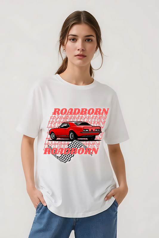 ROADBORN OVERSIZED TEE WHITE