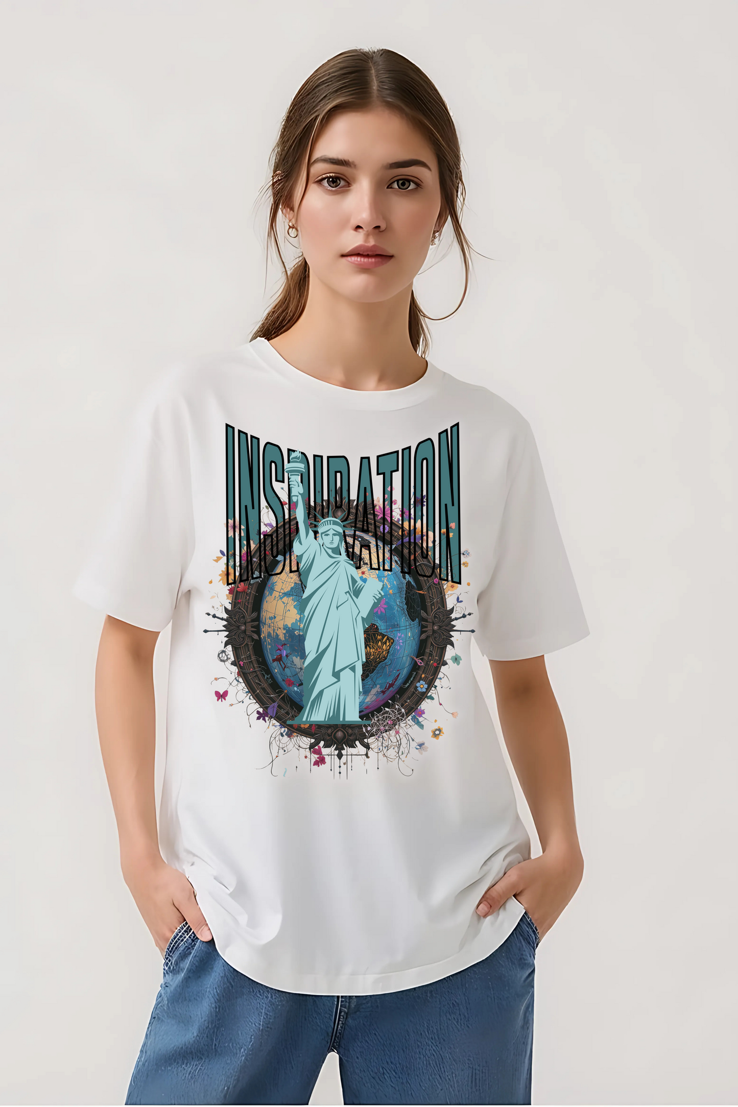 INSPIRATION OVERSIZED TEE WHITE