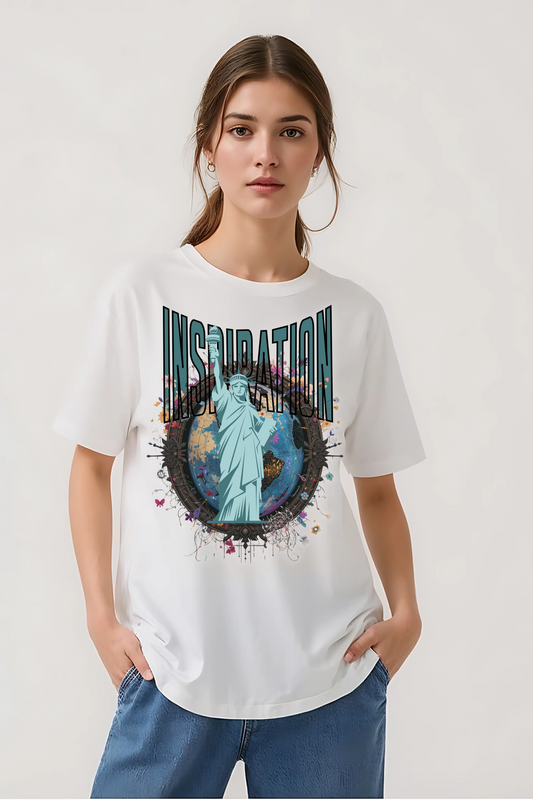 INSPIRATION OVERSIZED TEE WHITE