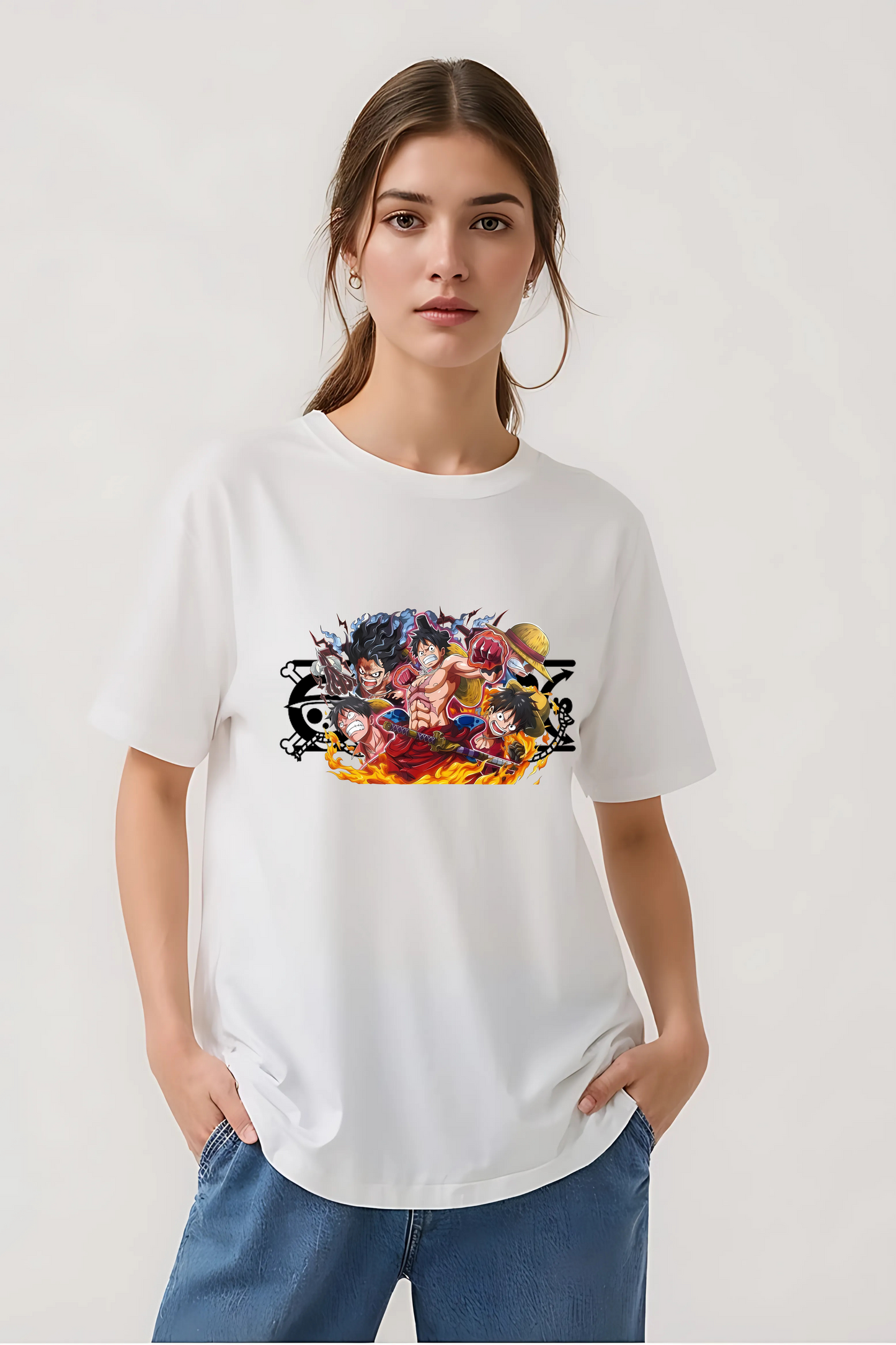 ONE PIECE OVERSIZED TEE WHITE