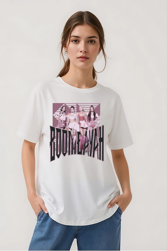 BOOMBAYAH OVERSIZED TEE WHITE
