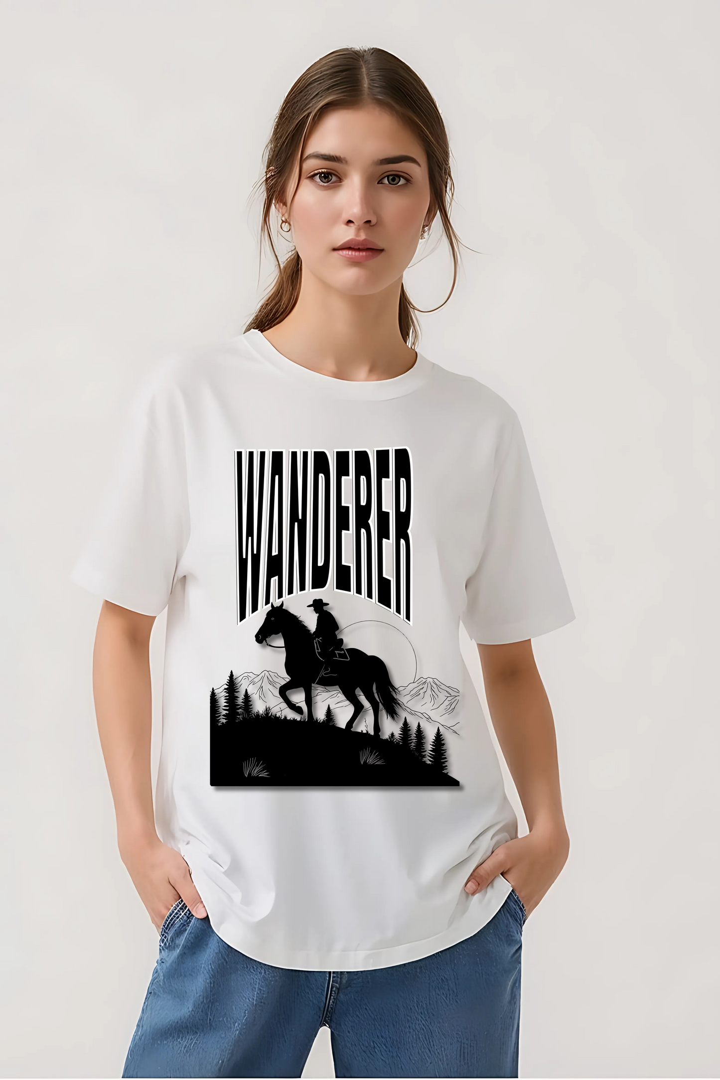 WANDERER OVERSIZED TEE WHITE
