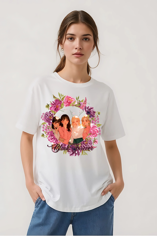 BLACKPINK FOREVER OVERSIZED TEE WHITE