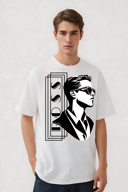 BOSS OVERSIZED TEE WHITE