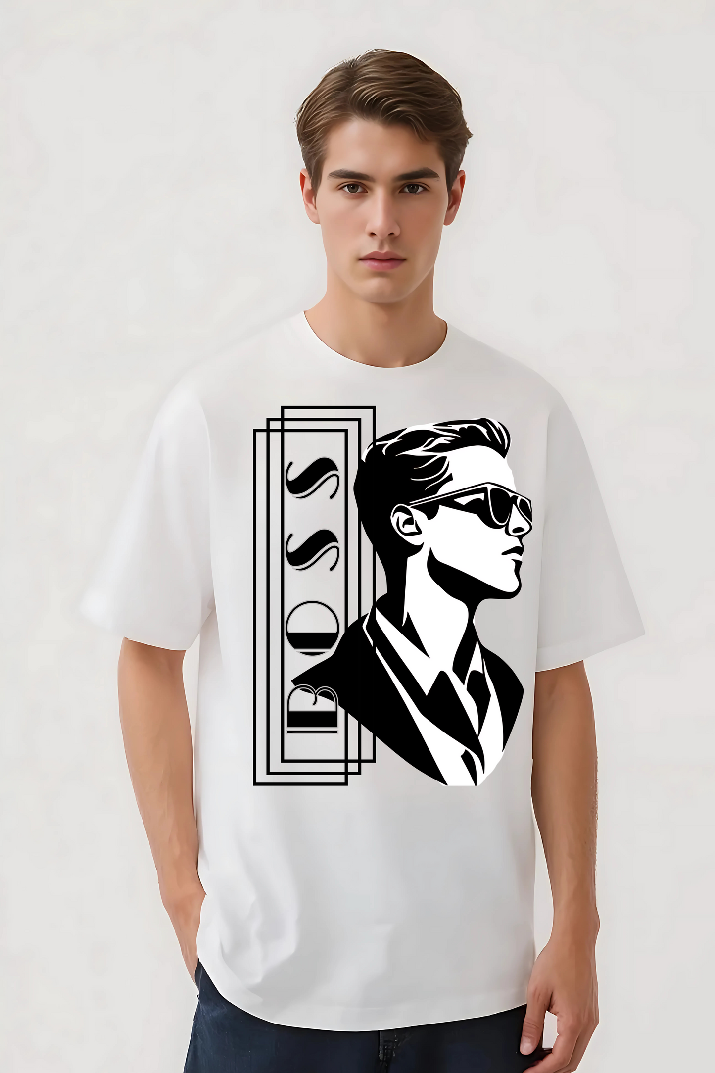 BOSS OVERSIZED TEE WHITE