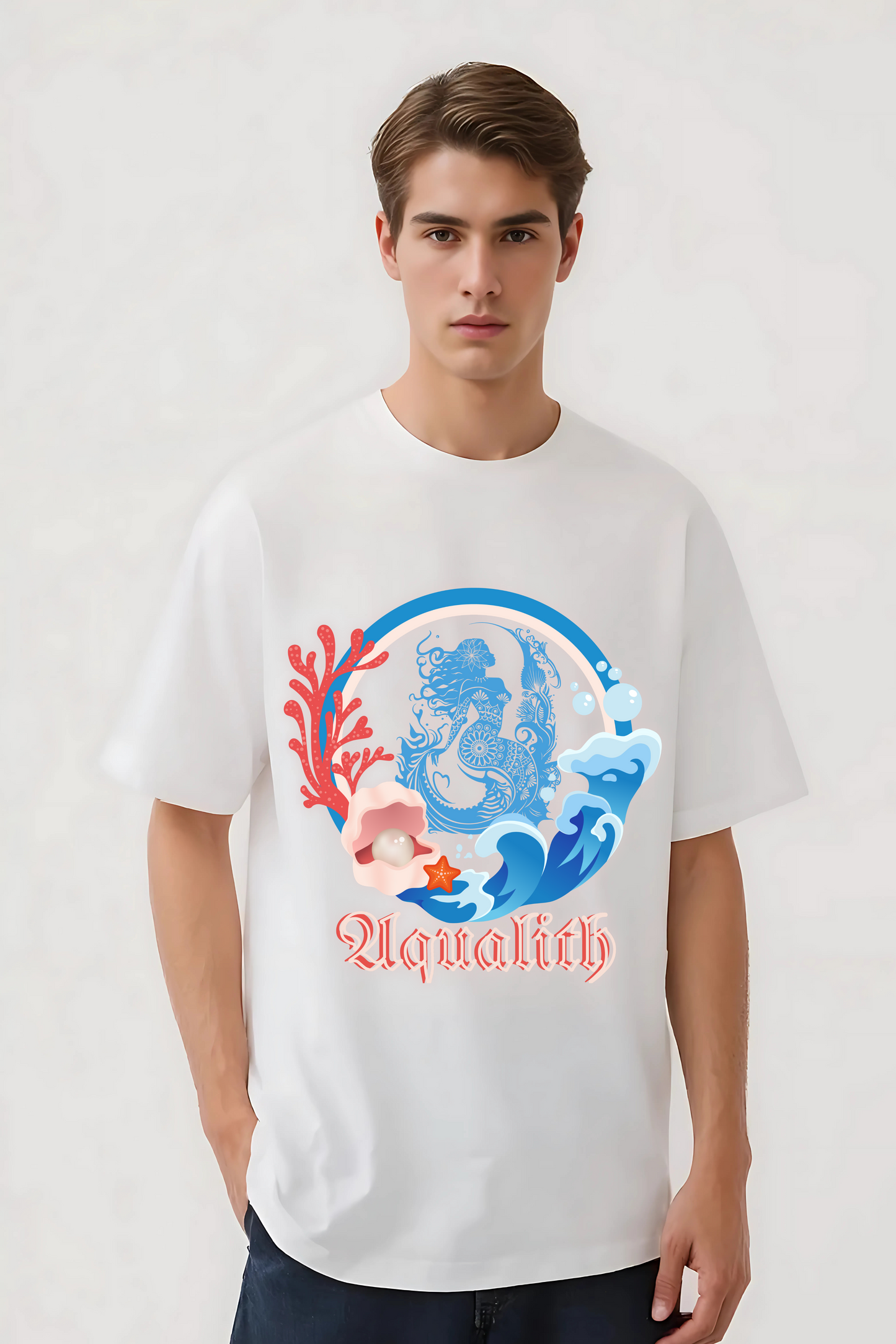 AQUALITH OVERSIZED TEE WHITE