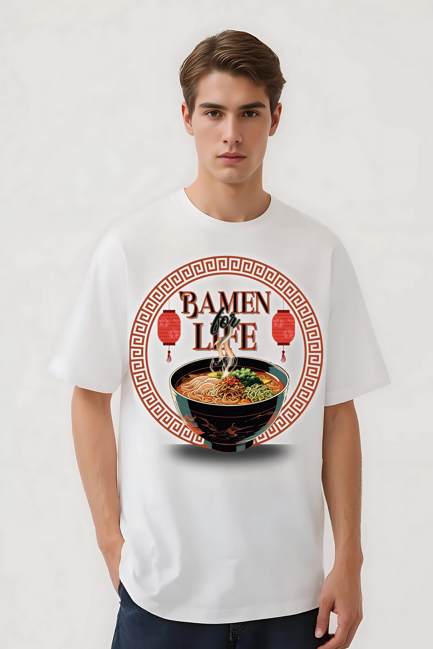 RAMEN OVERSIZED TEE WHITE