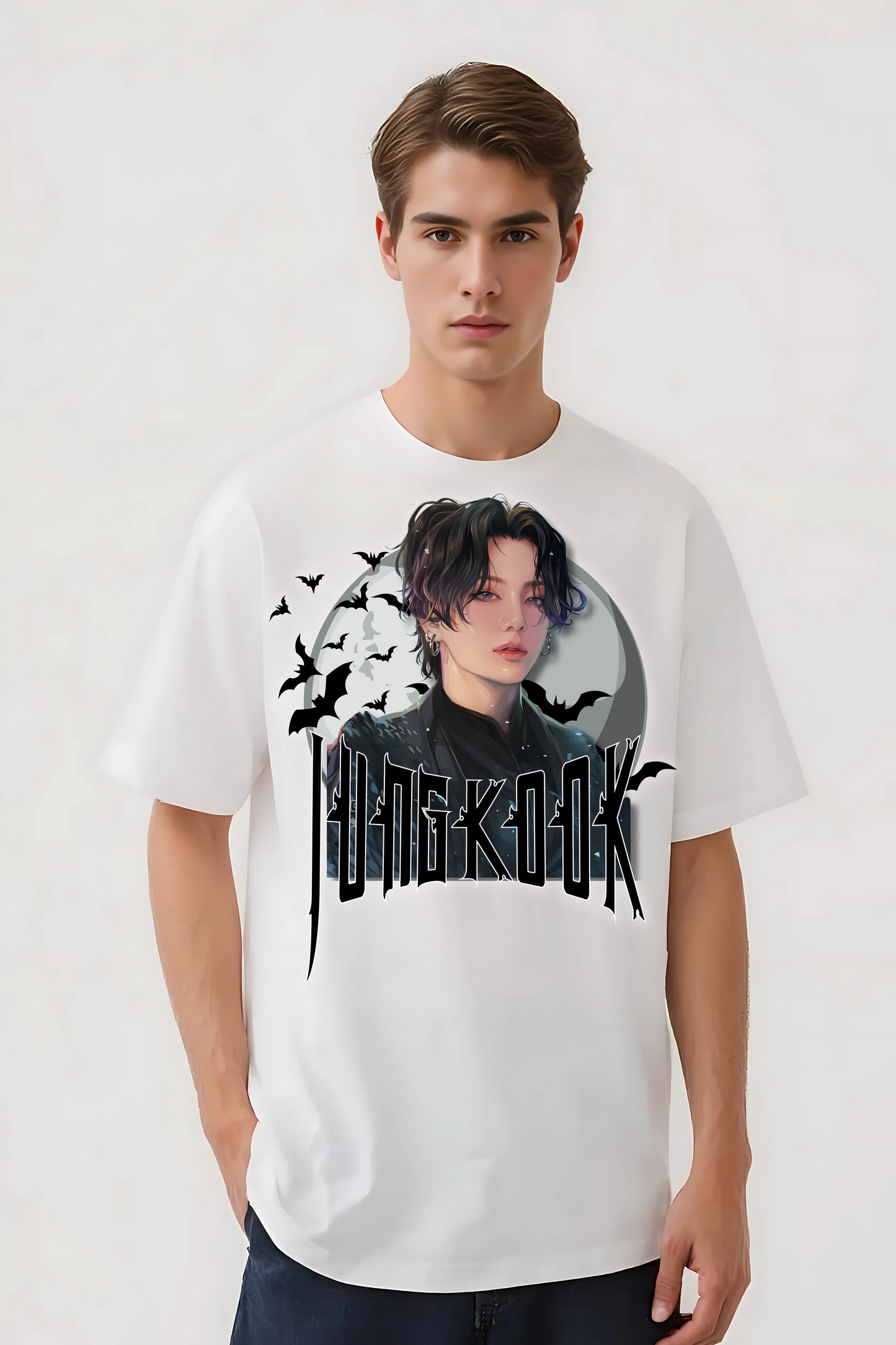 JUNGKOOK OVERSIZED TEE WHITE