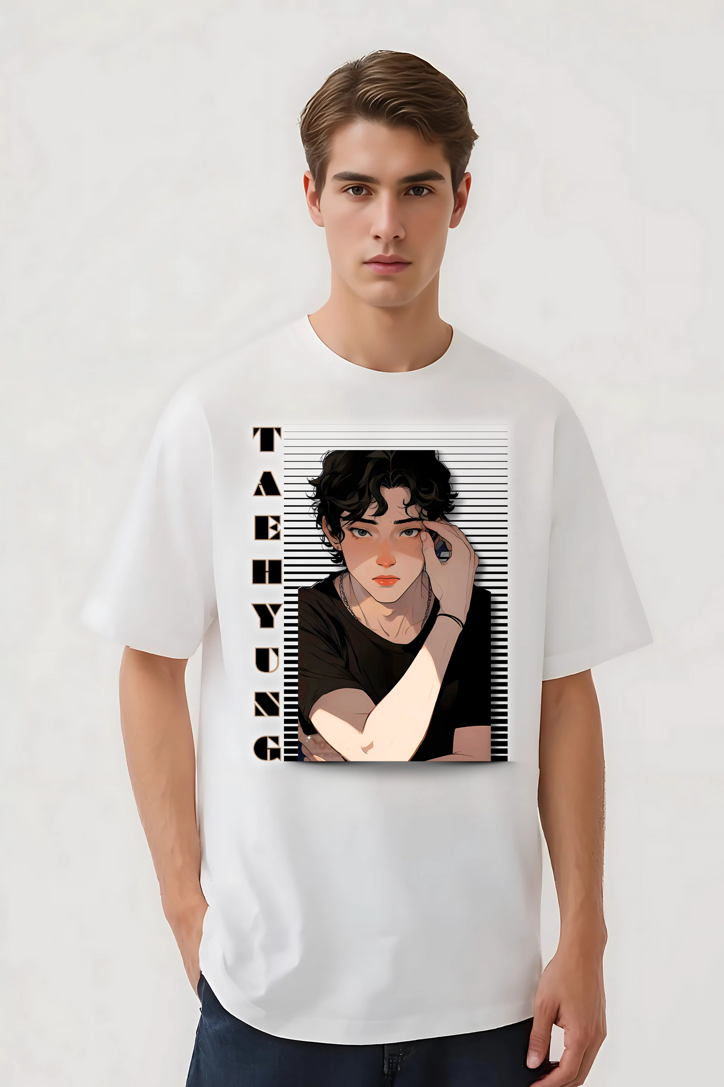 TAEHYUNG OVERSIZED TEE WHITE