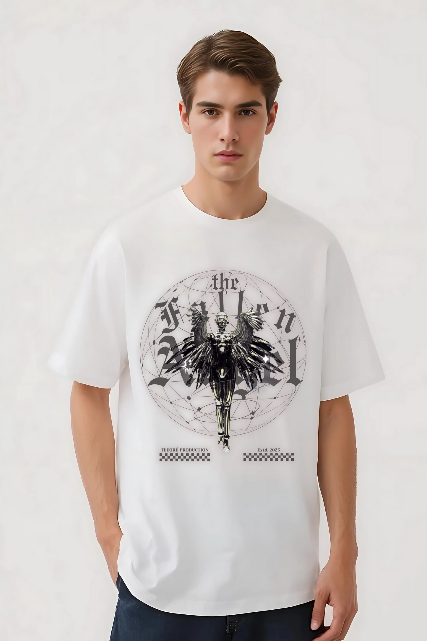 FALLEN ANGEL OVERSIZED TEE WHITE