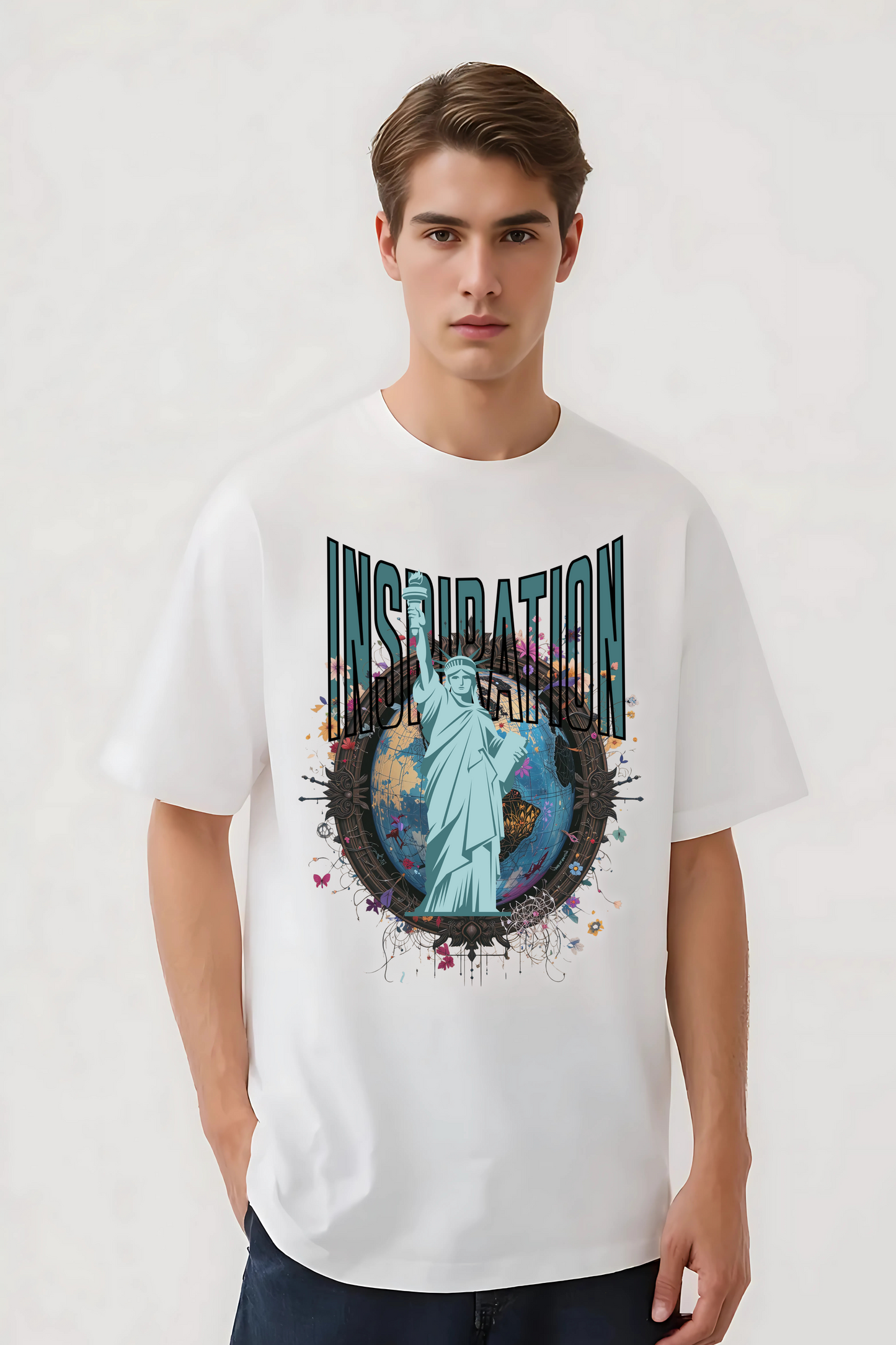 INSPIRATION OVERSIZED TEE WHITE