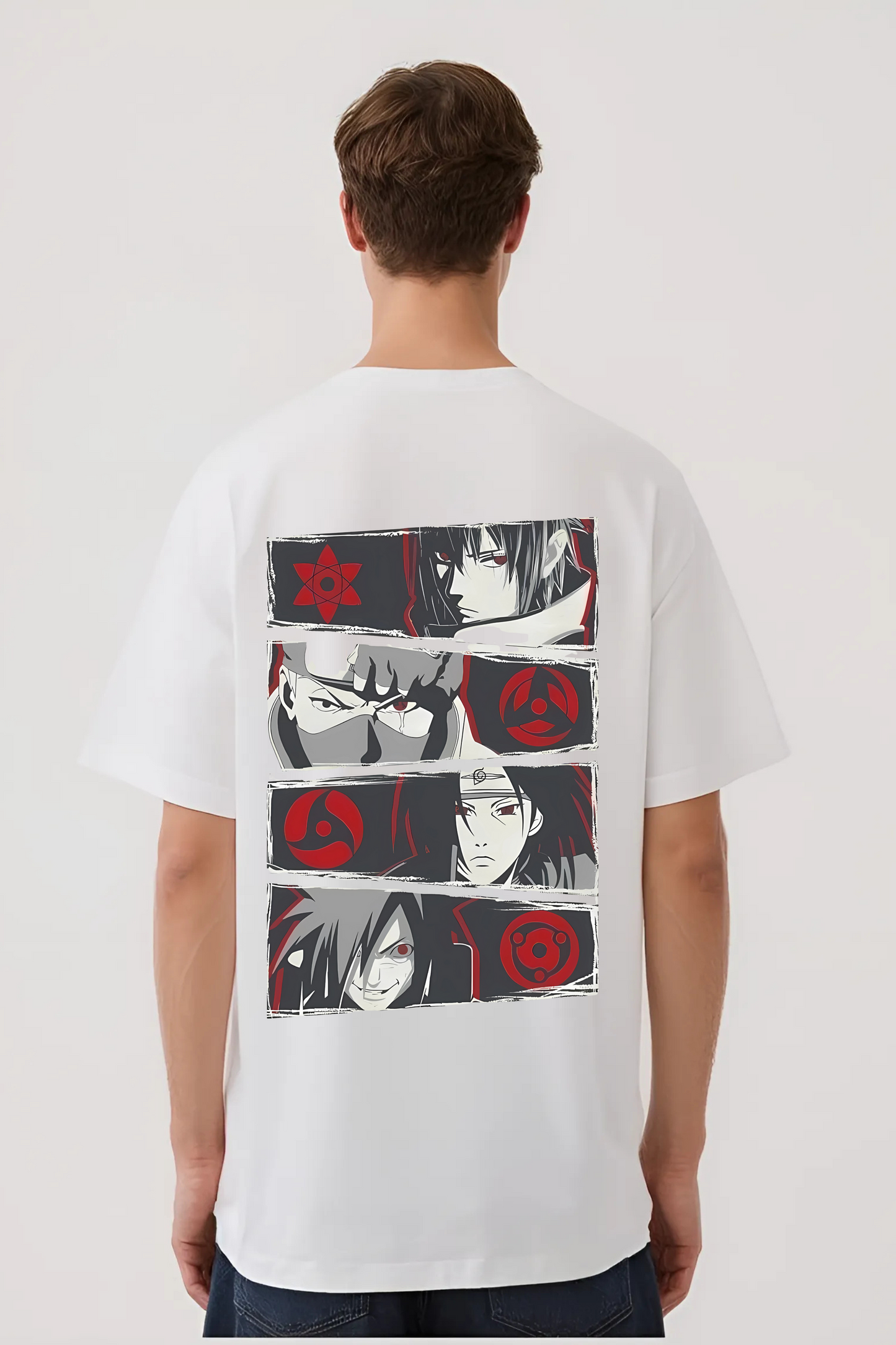 NARUTO SHANIGAN OVERSIZED TEE WHITE