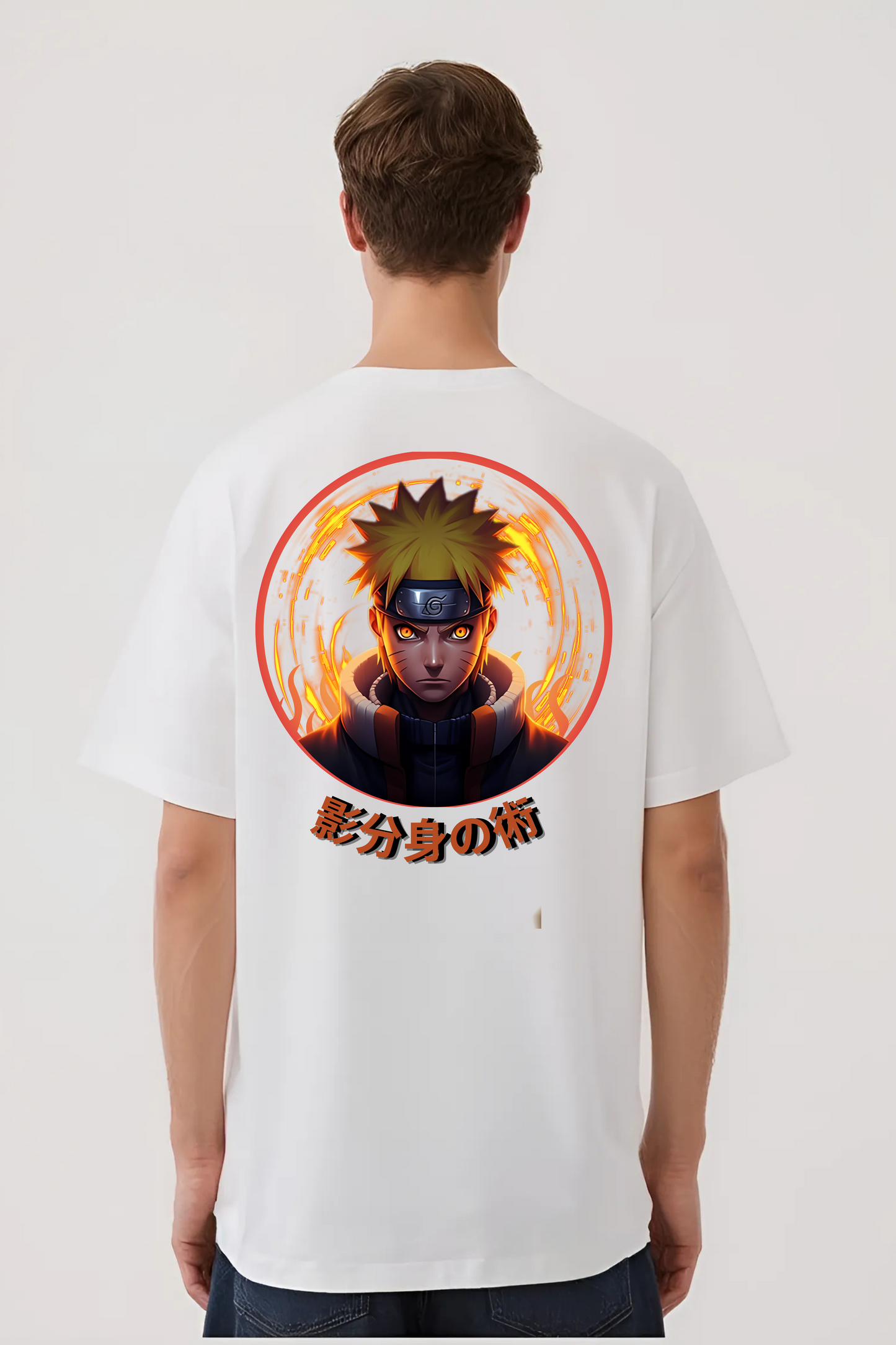NARUTO GRAPHIC OVERSIZED TEE WHITE