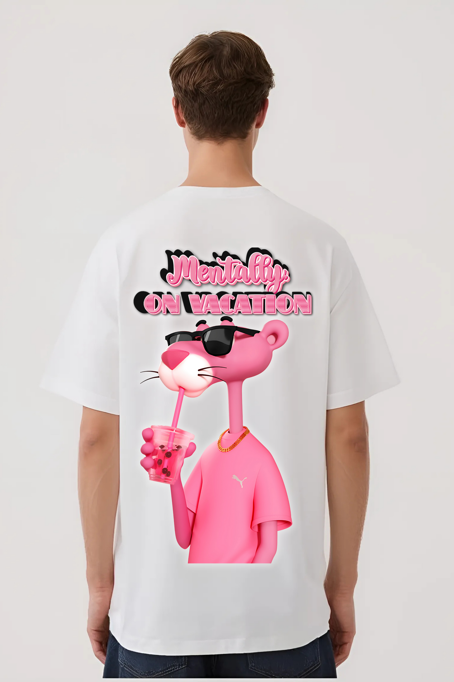 VACATION OVERSIZED TEE WHITE