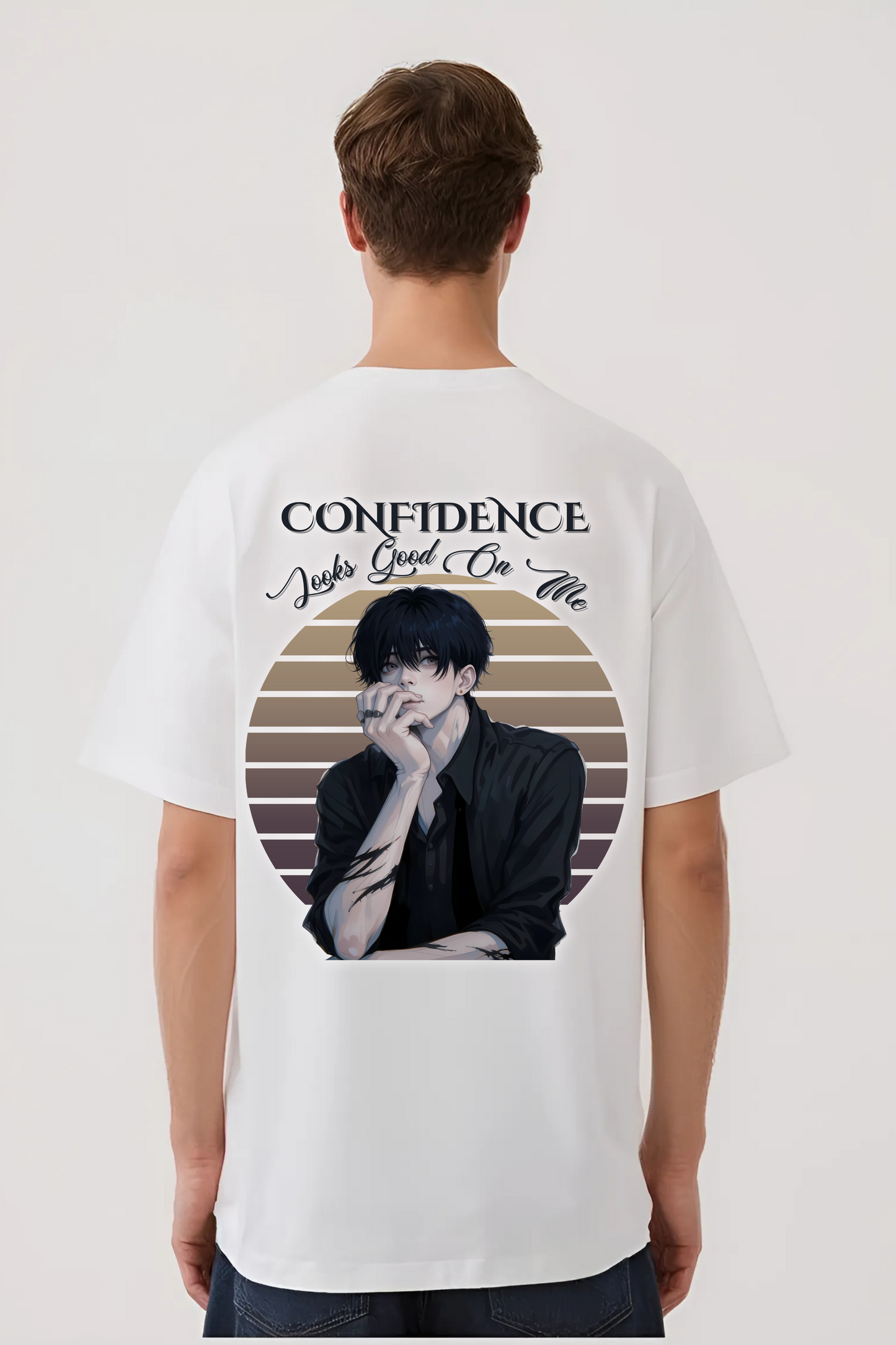 CONFIDENCE OVERSIZED TEE WHITE