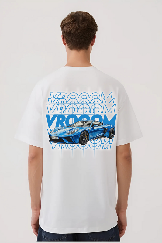 VROOM OVERSIZED TEE WHITE
