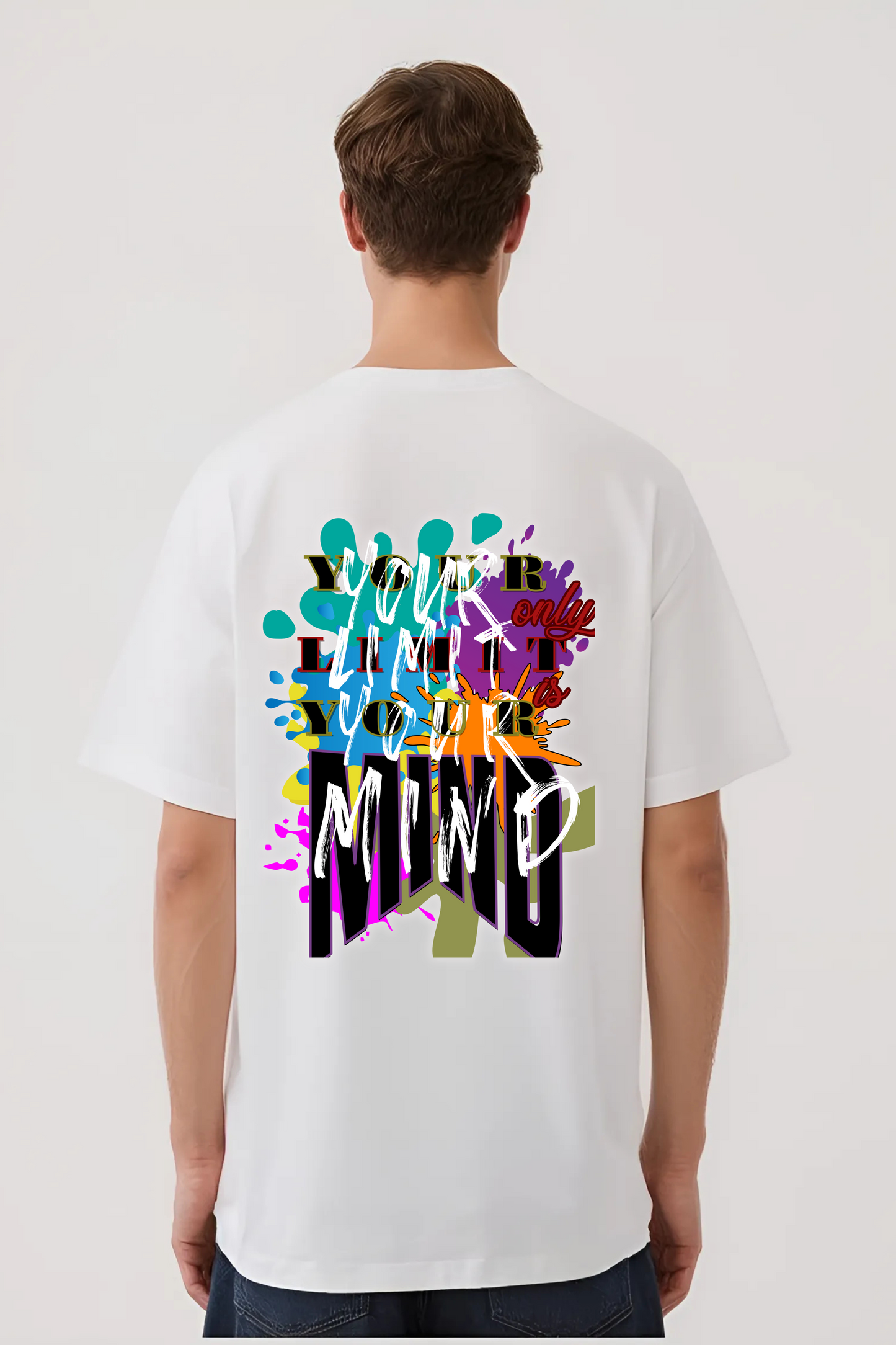 MIND OVERSIZED TEE WHITE
