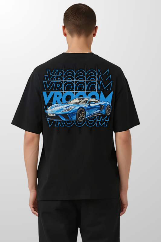 VROOM OVERSIZED TEE BLACK
