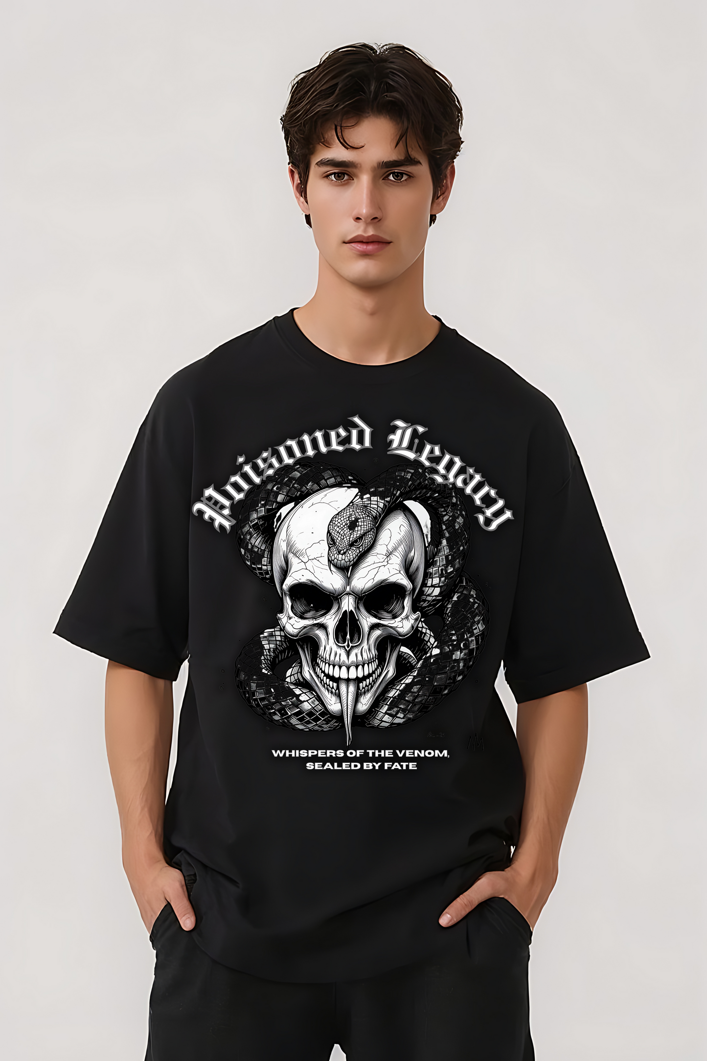 POISONED LEGACY OVERSIZED TEE BLACK