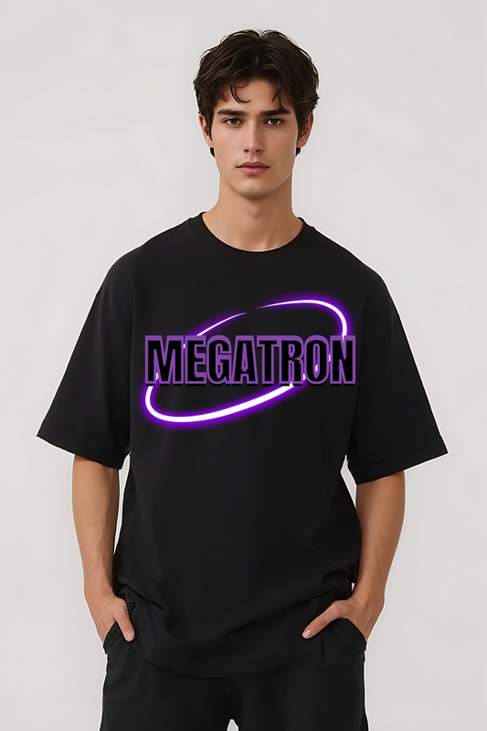 MEGATRON OVERSIZED TEE BLACK