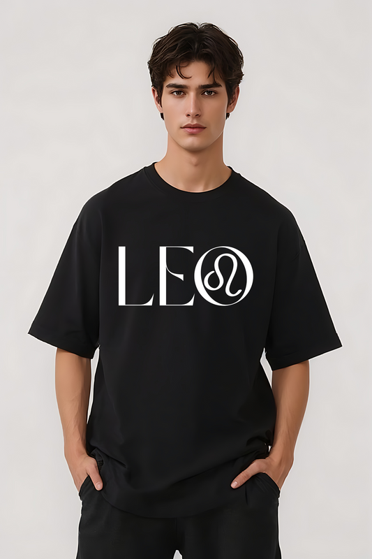 LEO OVERSIZED TEE BLACK