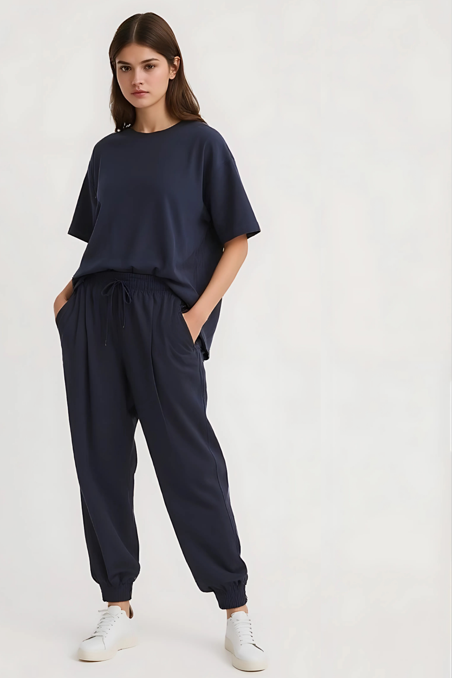 ONIKEN OVERSIZED TEE NAVY-BLUE