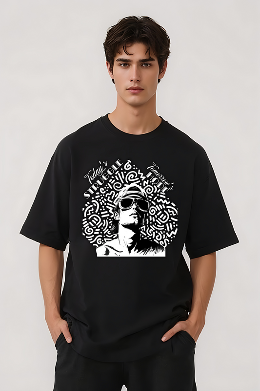 STRUGGLE OVERSIZED TEE BLACK