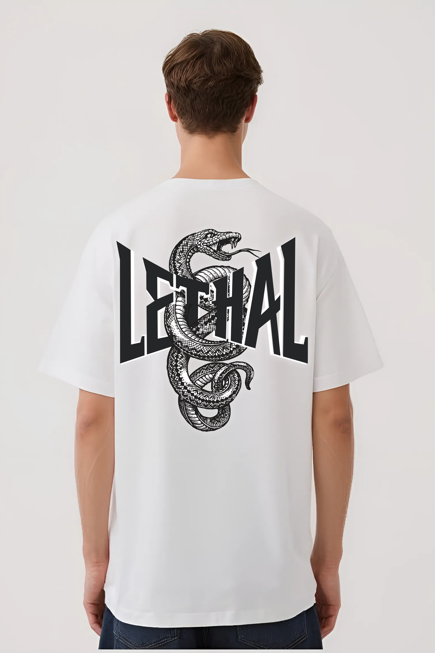 LETHAL OVERSIZED TEE WHITE