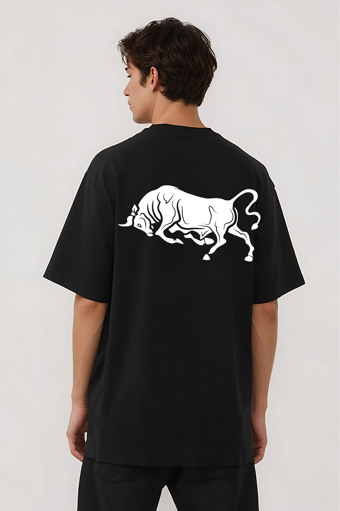 TAURUS OVERSIZED TEE BLACK
