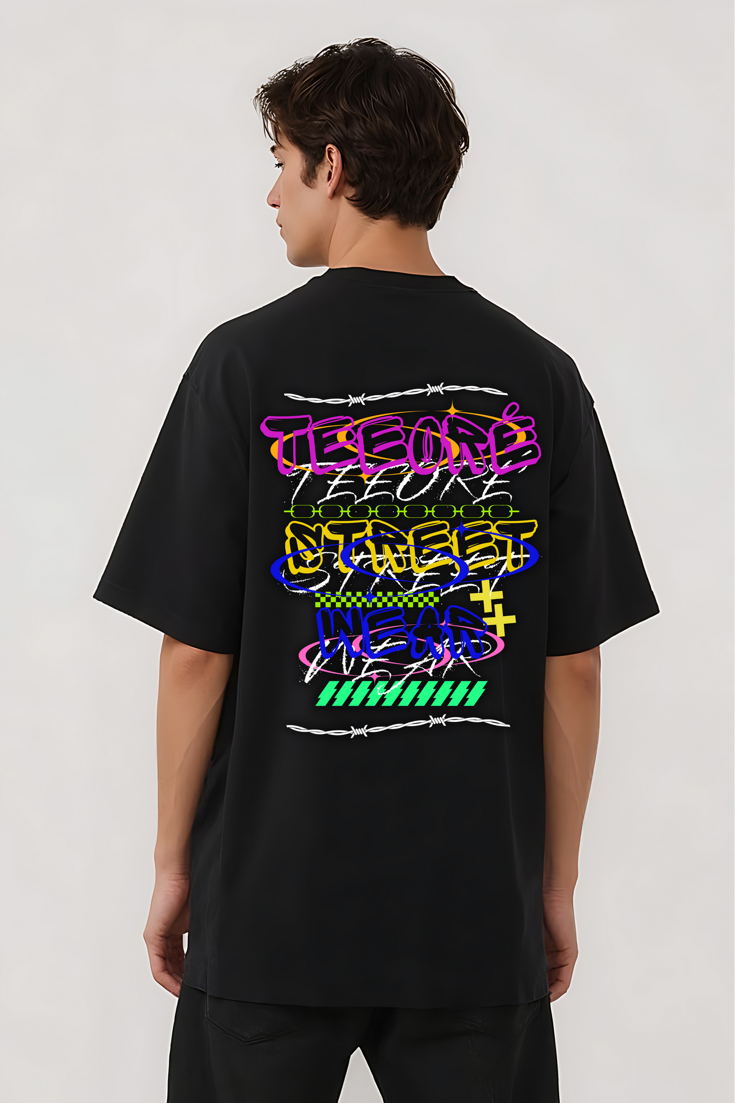 STREETWEAR OVERSIZED TEE BLACK