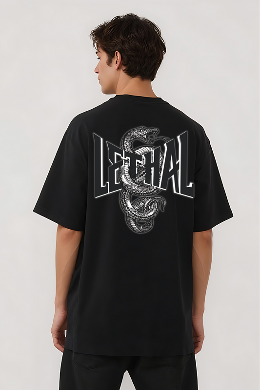 LETHAL OVERSIZED TEE BLACK