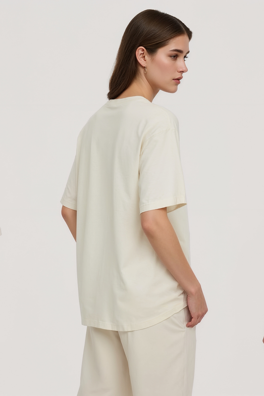 ONE PIECE OVERSIZED TEE BEIGE