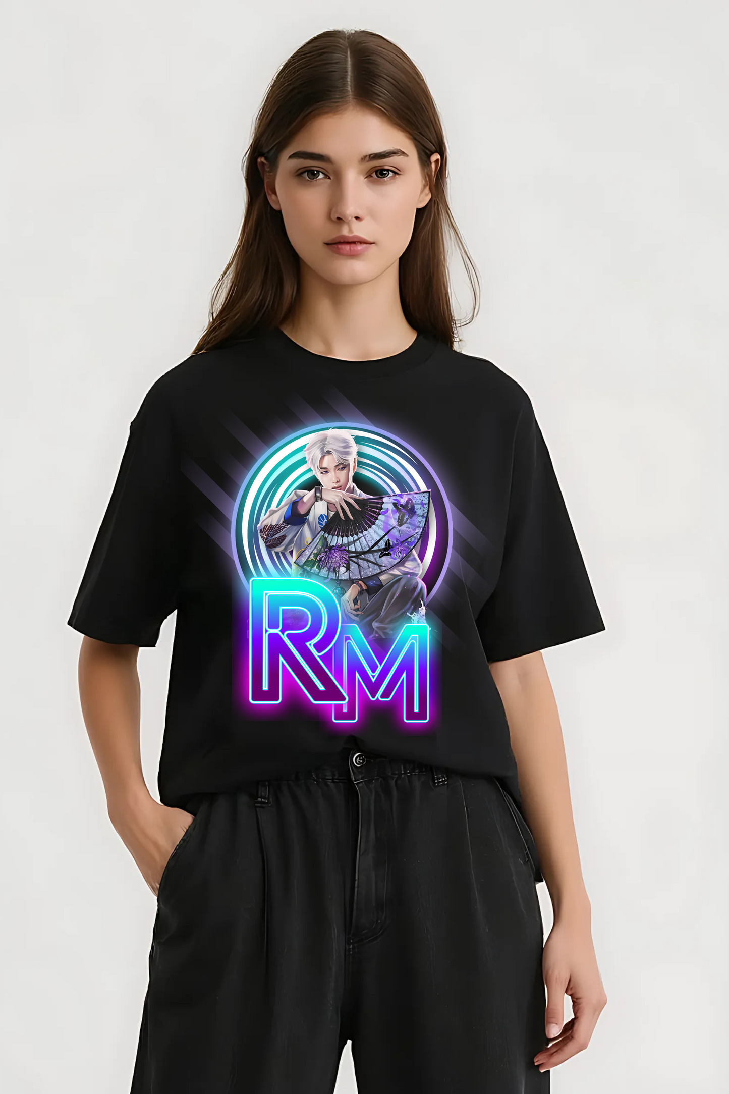 RM OVERSIZED TEE BLACK