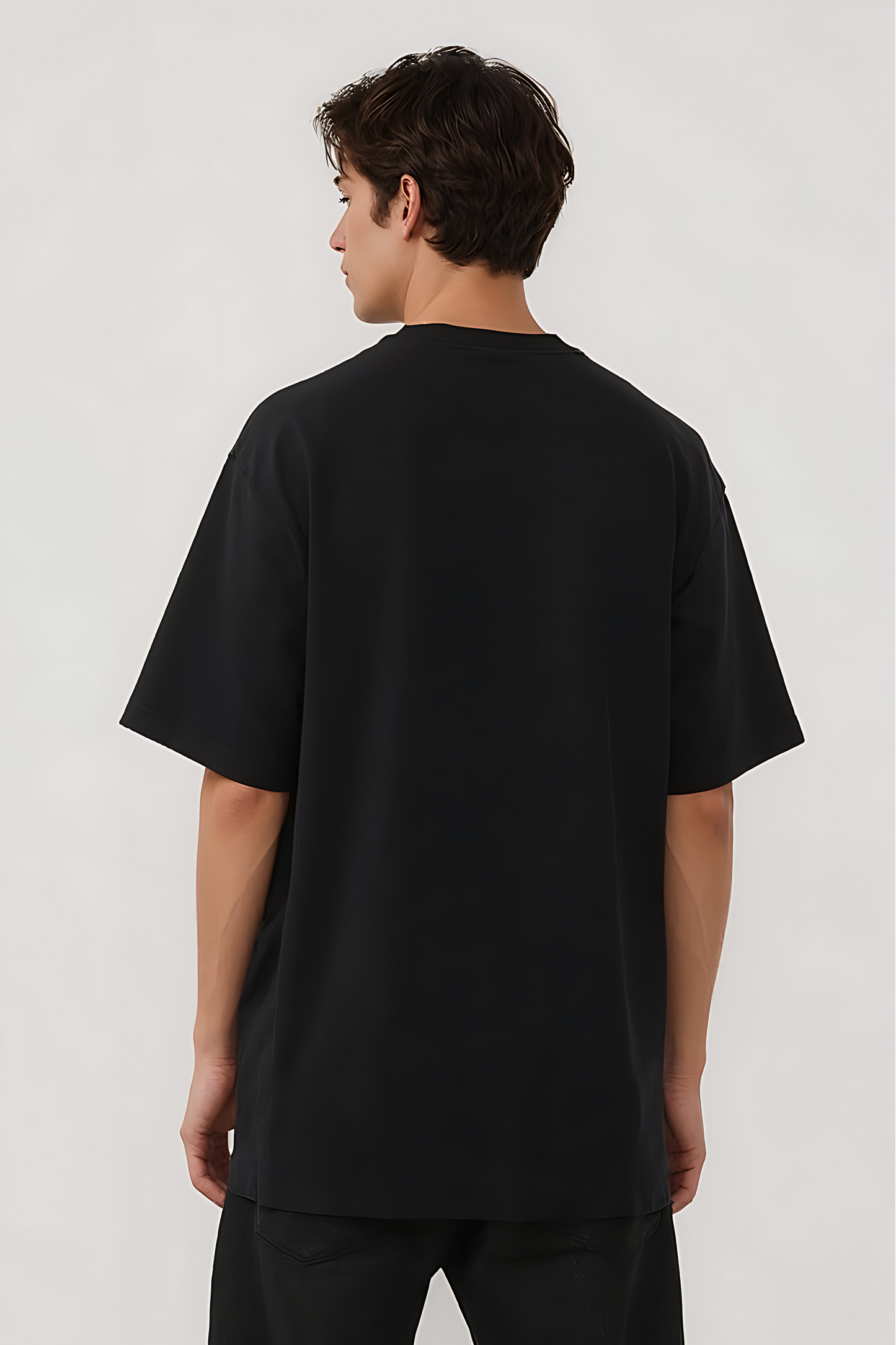ROAR OVERSIZED TEE BLACK