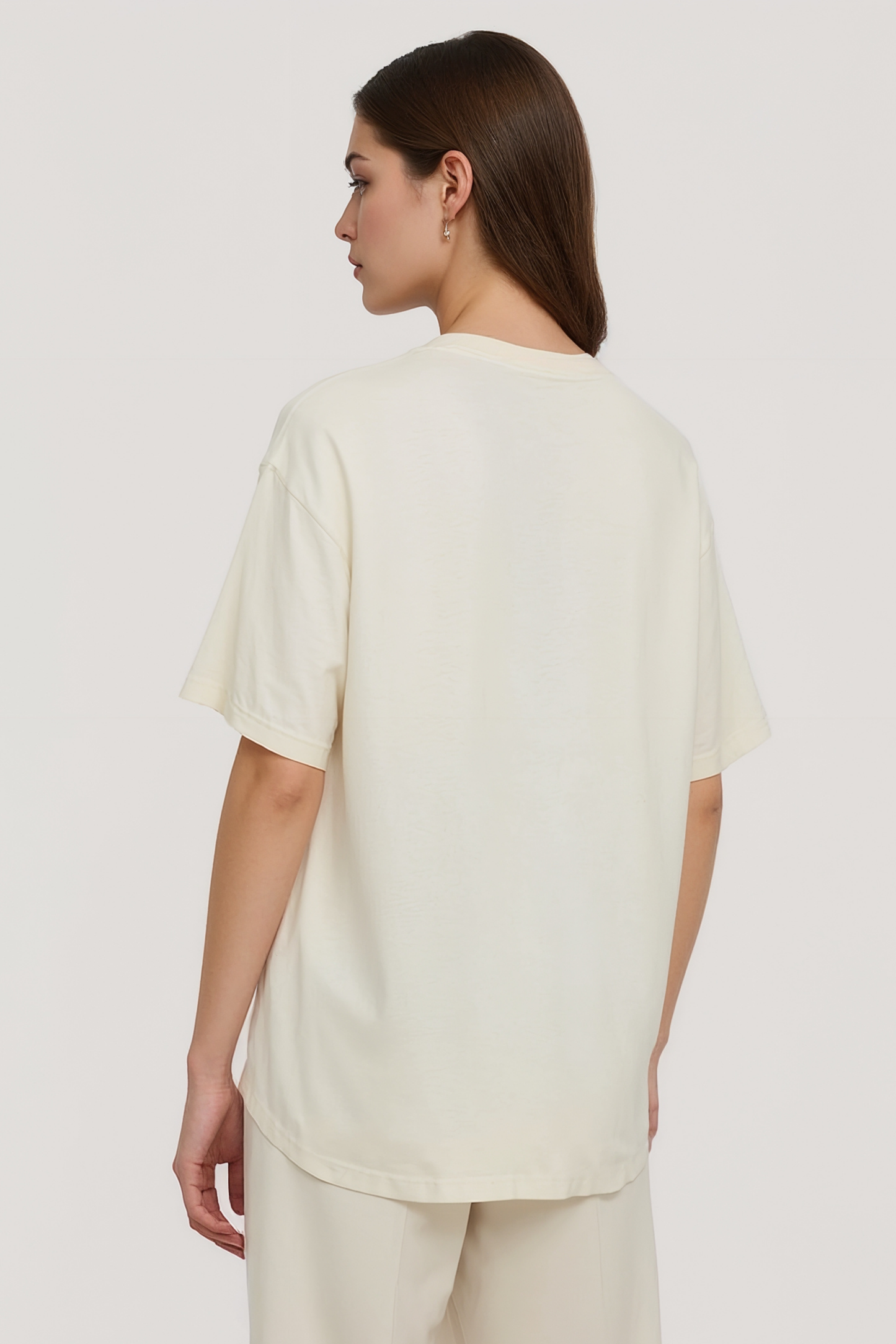 BTS ARMY FOREVER OVERSIZED TEE BEIGE