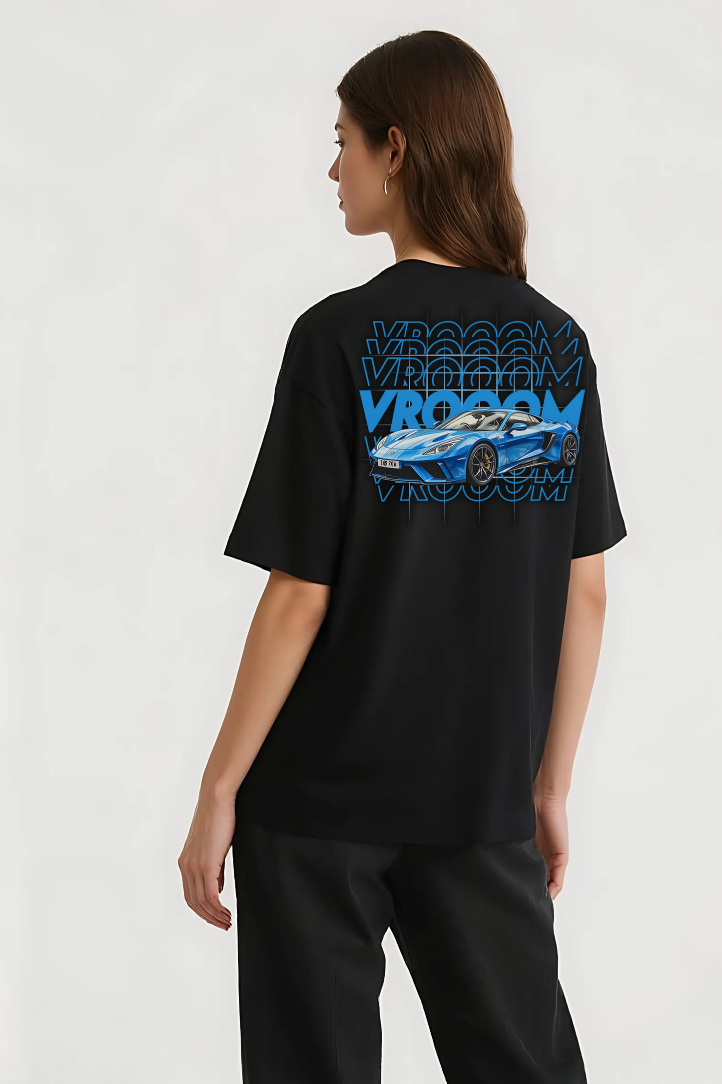 VROOM OVERSIZED TEE BLACK