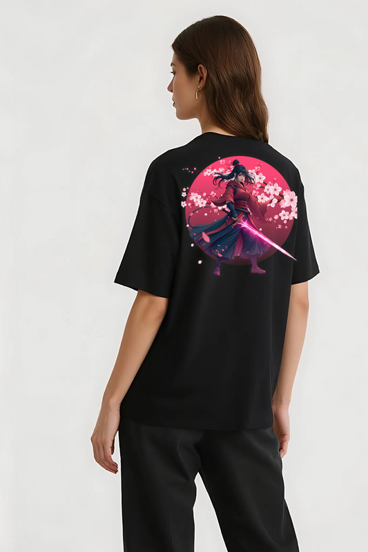 SLAY WITH GRACE OVERSIZED TEE BLACK