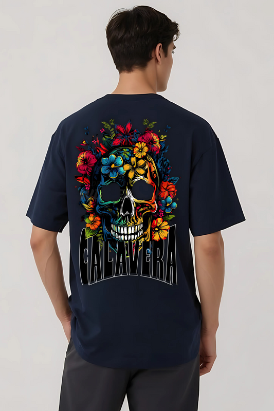 CALAVERA OVERSIZED TEE NAVY-BLUE